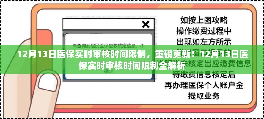 重磅更新！關(guān)于醫(yī)保實(shí)時(shí)審核時(shí)間限制詳解，最新動(dòng)態(tài)與解析（12月13日）