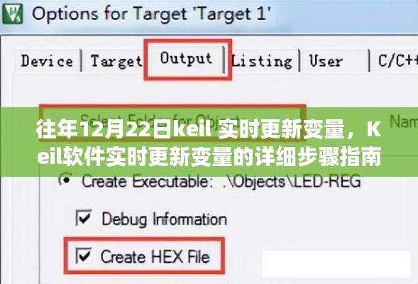 Keil軟件實時更新變量的詳細步驟指南，從初學者到進階用戶的全面指南（往年12月22日更新）