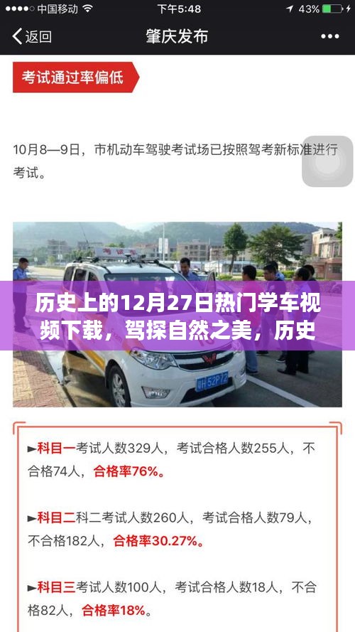 輕松啟程指南，歷史上的學(xué)車(chē)佳日與心靈之旅——駕探自然之美熱門(mén)學(xué)車(chē)視頻下載日