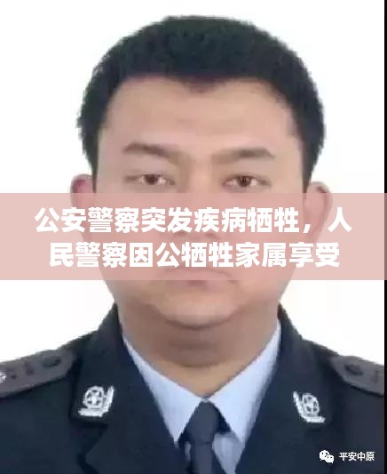 公安警察突發(fā)疾病犧牲，人民警察因公犧牲家屬享受的撫恤標準 