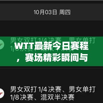 WTT最新今日賽程，賽場(chǎng)精彩瞬間與預(yù)告搶先看！