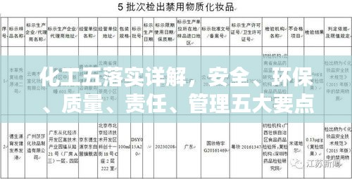 化工五落實詳解，安全、環(huán)保、質量、責任、管理五大要點全解析！