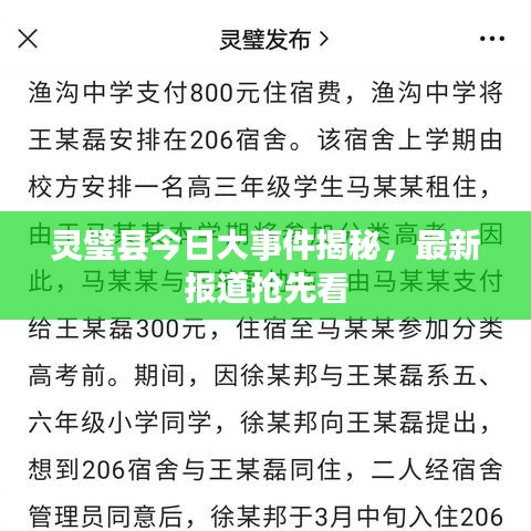 靈璧縣今日大事件揭秘，最新報道搶先看