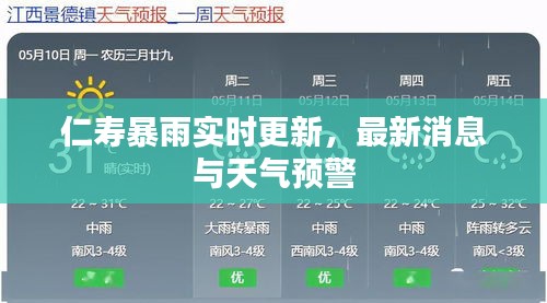 仁壽暴雨實(shí)時(shí)更新，最新消息與天氣預(yù)警