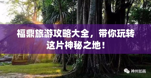 福鼎旅游攻略大全，帶你玩轉(zhuǎn)這片神秘之地！