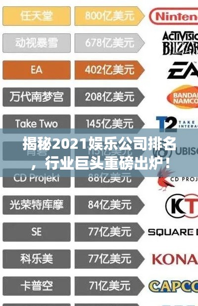 揭秘2021娛樂公司排名，行業(yè)巨頭重磅出爐！