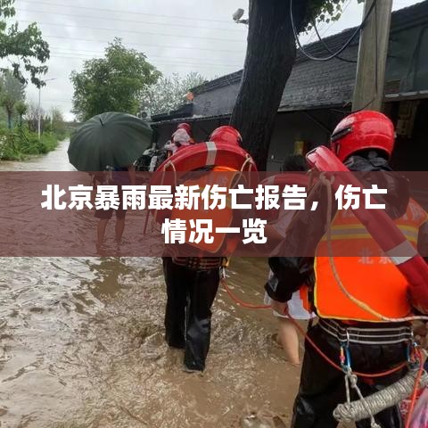 北京暴雨最新傷亡報(bào)告，傷亡情況一覽