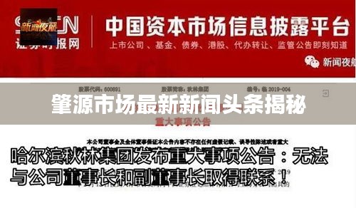 肇源市場最新新聞頭條揭秘