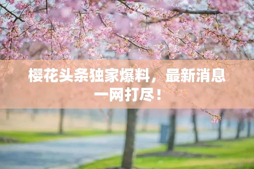 櫻花頭條獨(dú)家爆料，最新消息一網(wǎng)打盡！